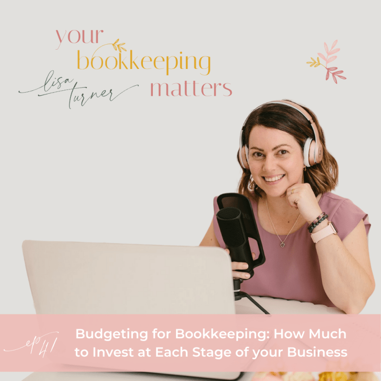 #41 Budgeting for Bookkeeping: How Much to Invest at Each Stage of your Business